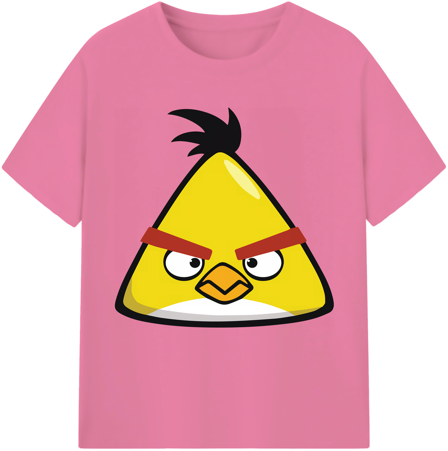 （画像用） Angry Birds アングリーバード 綿100％半袖Tシャツ（フロントプリント）